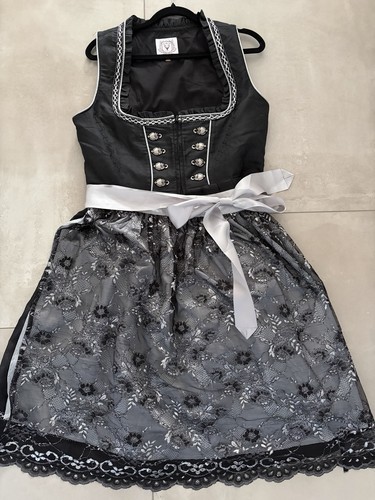 Dirndl schwarz grau - dirndl, 40