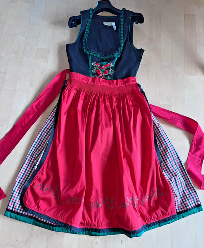 Dirndl neu schwarz rote - dirndl,