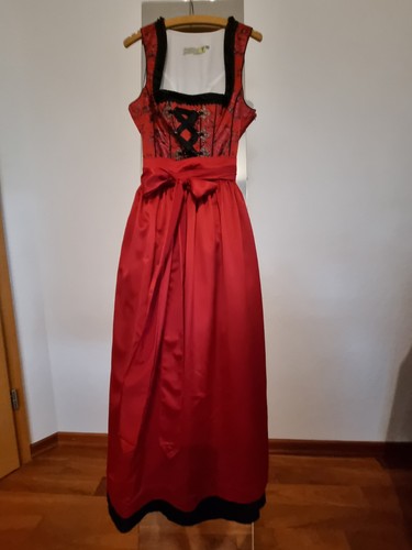 Dirndl rot schwarz - schwarz, von