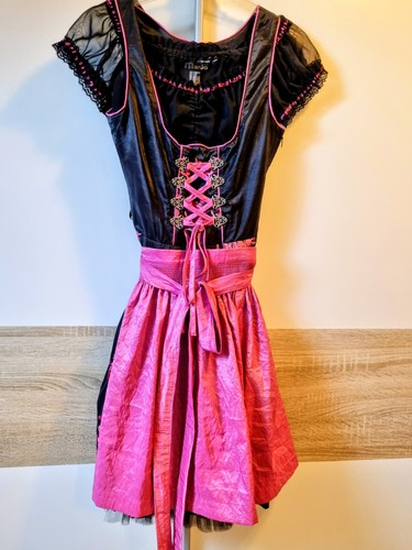Dirndl pink schwarz - , 36