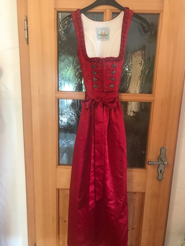 Langes dirndl wenger rot - 34,