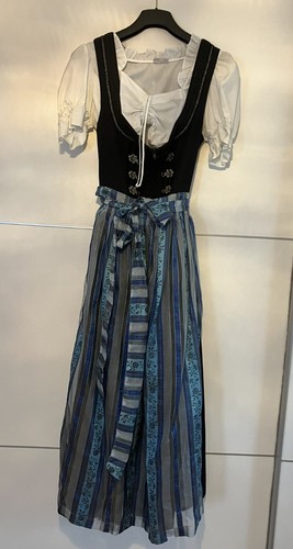 Edelheiss dirndl schwarz blau - dirndl, schwarz/blau