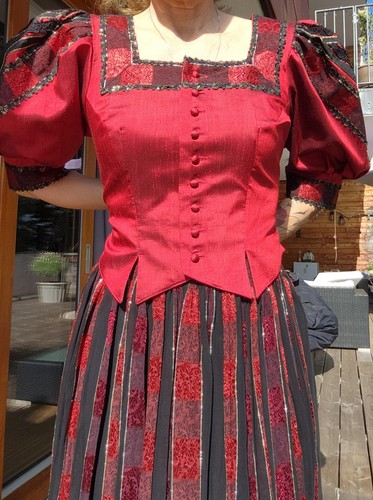 Krüger dirndl rot - rot,, schwarz