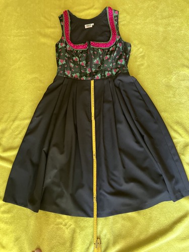 Dirndl schwarz mieder mit - dirndl,
