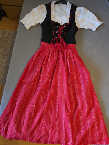 Dirndl schwarz rot - dirndl, schwarz/rot