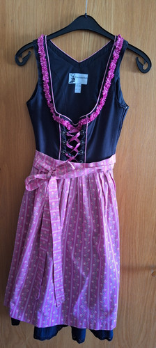 Dirndl schwarz pink - gr., 36