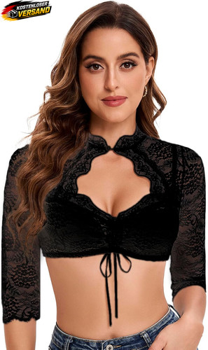 Dirndl bluse damen oktoberfest - dirndl,